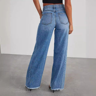 Calça jeans estilo pantalona