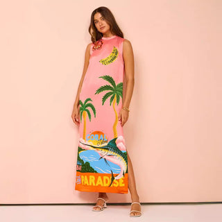 Vestido de cetim paradise