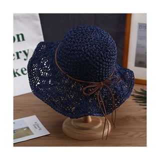 Finished Hand-woven Summer Travel Sunshade Beach Straw Cover Face UV All-matching Hat Tide