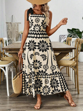 Vestido midi floral