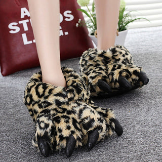 Pantufa animal print inverno