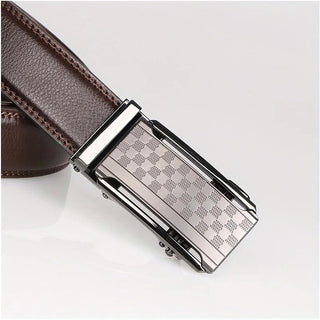 Cinto Masculino de couro com fivela antirriscos