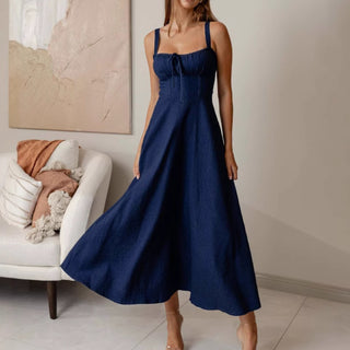 Vestido midi jeans