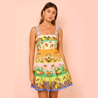 Vestido de verão estampado