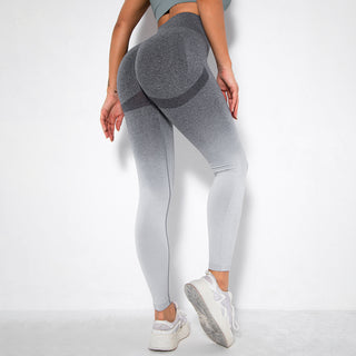 Calça legging degradê cintura alta