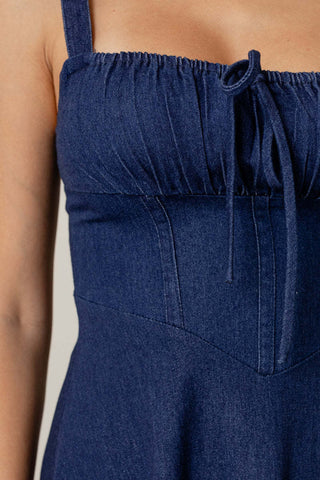 Vestido midi jeans